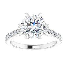 The Signature Cathedral Pavé Engagement Ring | Round | 2 ⅜ CTW
