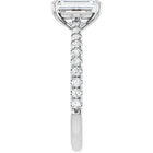 The Signature Cathedral Pavé Engagement Ring | Emerald | 2 ⅜ CTW