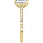 The Signature Cathedral Pavé Engagement Ring | Emerald | 2 ⅜ CTW