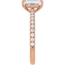 The Signature Cathedral Pavé Engagement Ring | Emerald | 2 ⅜ CTW