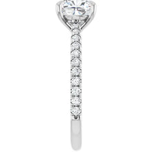 The Signature Cathedral Pavé Engagement Ring | Cushion | 2 ⅜ CTW