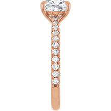 The Signature Cathedral Pavé Engagement Ring | Cushion | 2 ⅜ CTW