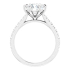 The Signature Cathedral Pavé Engagement Ring | Round | 2 ⅜ CTW