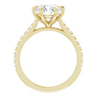 The Signature Cathedral Pavé Engagement Ring | Round | 2 ⅜ CTW
