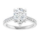 The Signature Cathedral Pavé Engagement Ring | Pear | 2 ⅜ CTW