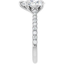 The Signature Cathedral Pavé Engagement Ring | Pear | 2 ⅜ CTW