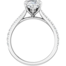 The Signature Cathedral Pavé Engagement Ring | Pear | 2 ⅜ CTW