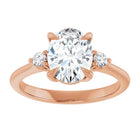 The Signature Side Stone Engagement Ring | Oval | 2 ⅕ CTW