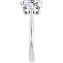 The Signature Side Stone Engagement Ring | Oval | 2 ⅕ CTW