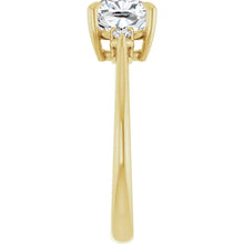 The Signature Side Stone Engagement Ring | Cushion | 2 ⅕ CTW