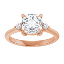 The Signature Side Stone Engagement Ring | Cushion | 2 ⅕ CTW