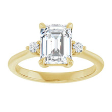 The Signature Side Stone Engagement Ring | Emerald | 2 ⅕ CTW