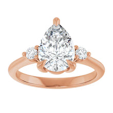 The Signature Side Stone Engagement Ring | Pear | 2 ⅕ CTW