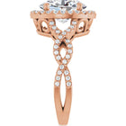 The Iconic Twisted Halo Engagement Ring | Oval | 2 ½ CTW