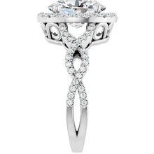 The Iconic Twisted Halo Engagement Ring | Oval | 2 ½ CTW