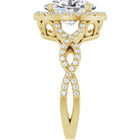 The Iconic Twisted Halo Engagement Ring | Oval | 2 ½ CTW