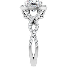 The Iconic Twisted Halo Engagement Ring | Cushion | 2 ½ CTW
