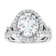 The Iconic Twisted Halo Engagement Ring | Oval | 2 ½ CTW