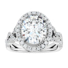 The Iconic Twisted Halo Engagement Ring | Oval | 2 ½ CTW