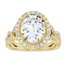 The Iconic Twisted Halo Engagement Ring | Oval | 2 ½ CTW
