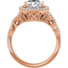 The Iconic Twisted Halo Engagement Ring | Oval | 2 ½ CTW