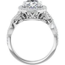 The Iconic Twisted Halo Engagement Ring | Oval | 2 ½ CTW