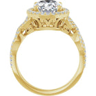 The Iconic Twisted Halo Engagement Ring | Oval | 2 ½ CTW