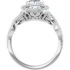 The Iconic Twisted Halo Engagement Ring | Cushion | 2 ½ CTW