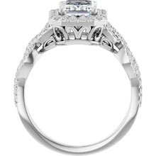 The Iconic Twisted Halo Engagement Ring | Emerald | 2 ½ CTW