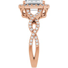 The Iconic Twisted Halo Engagement Ring | Emerald | 2 ½ CTW