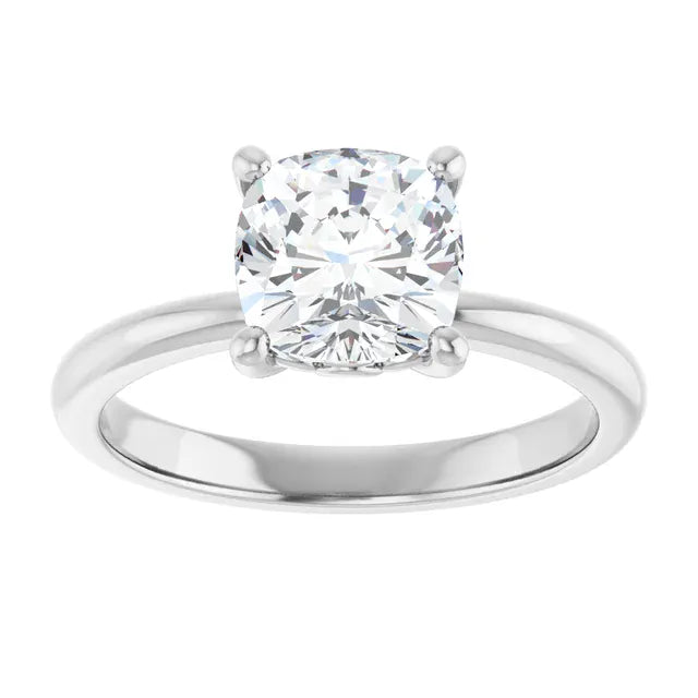 The Iconic Solitaire Engagement Ring | Cushion | 2 CTW