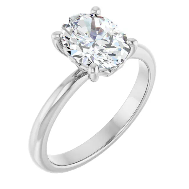 The Iconic Solitaire Engagement Ring | Oval | 2 CTW