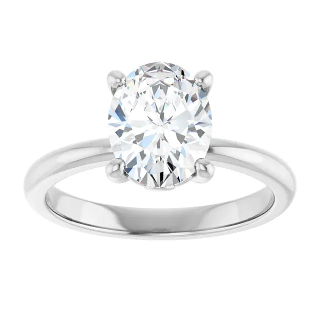 The Iconic Solitaire Engagement Ring | Oval | 2 CTW