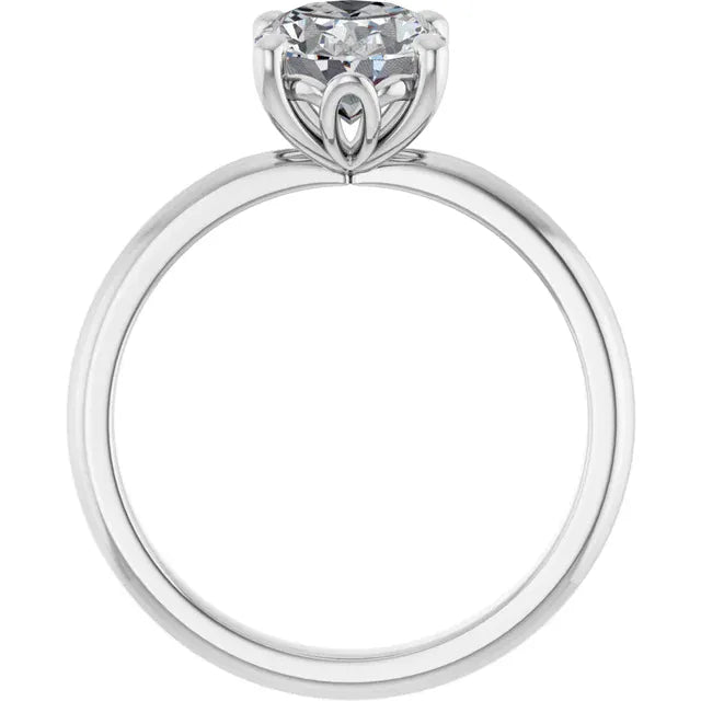 The Iconic Solitaire Engagement Ring | Oval | 2 CTW