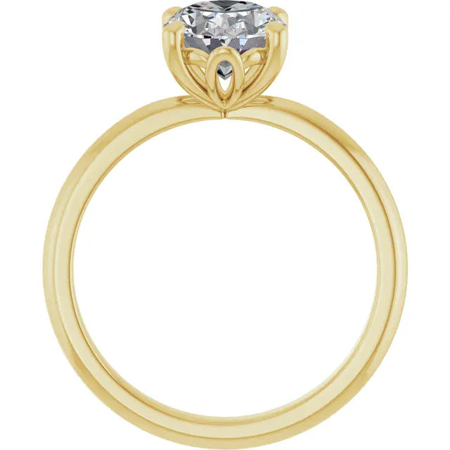 The Iconic Solitaire Engagement Ring | Oval | 2 CTW
