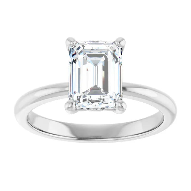 The Iconic Solitaire Engagement Ring | Emerald | 2 CTW