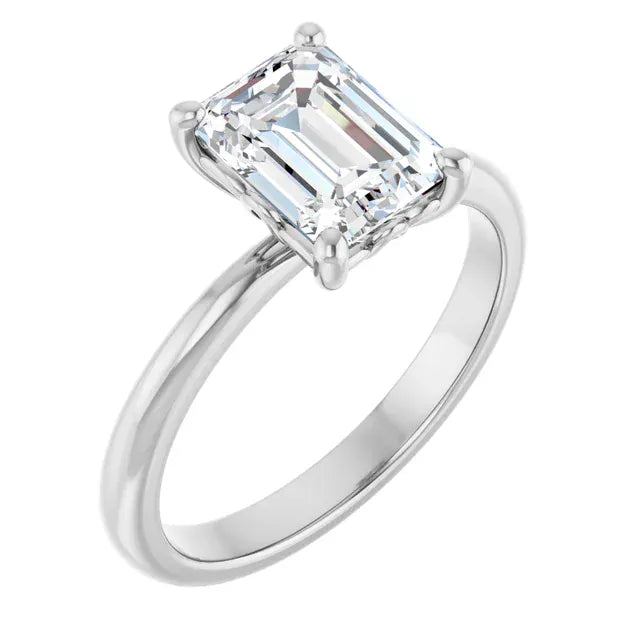 The Iconic Solitaire Engagement Ring | Emerald | 2 CTW