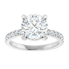 The Signature Pavé Hidden Halo Engagement Ring | Round | 2 ½ CTW