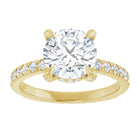 The Signature Pavé Hidden Halo Engagement Ring | Round | 2 ½ CTW