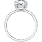 The Signature Pavé Hidden Halo Engagement Ring | Round | 2 ½ CTW