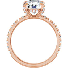The Signature Pavé Hidden Halo Engagement Ring | Round | 2 ½ CTW