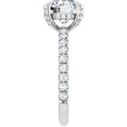 The Signature Pavé Hidden Halo Engagement Ring | Round | 2 ½ CTW
