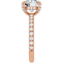 The Signature Pavé Hidden Halo Engagement Ring | Round | 2 ½ CTW