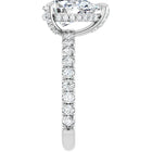 The Signature Pavé Hidden Halo Engagement Ring | Pear | 2 ½ CTW