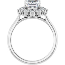 The Royal Halo Engagement Ring | Emerald | 2 ⅜ CTW