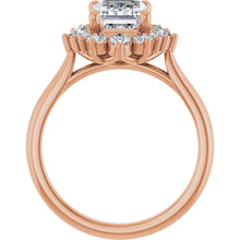The Royal Halo Engagement Ring | Emerald | 2 ⅜ CTW