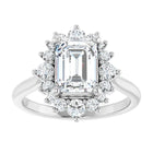 The Royal Halo Engagement Ring | Emerald | 2 ⅜ CTW