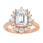 The Royal Halo Engagement Ring | Emerald | 2 ⅜ CTW