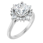 The Royal Halo Engagement Ring | Cushion | 2 ⅜ CTW