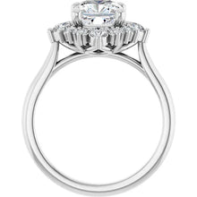 The Royal Halo Engagement Ring | Cushion | 2 ⅜ CTW